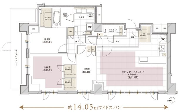 ディアナコート永福町翠景 間取り Sr TYPE