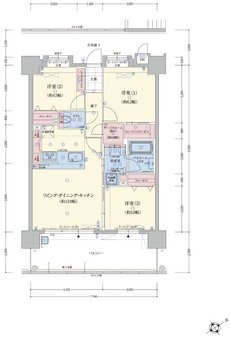 アメイズ唐津 城下の邸 間取り E type