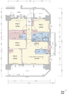 アメイズ唐津 城下の邸 間取り F type
