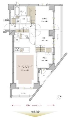 ピアース世田谷上町レジデンス 間取り G type