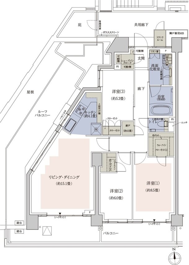 プラウド田無サウスアベニュー 間取り Nr type