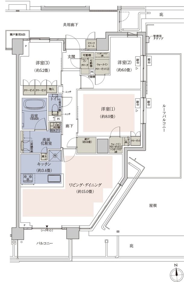 プラウド田無サウスアベニュー 間取り Or type