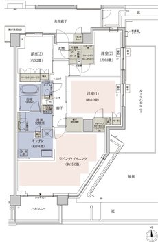 プラウド田無サウスアベニュー 間取り Or type