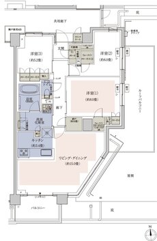 プラウド田無サウスアベニュー 間取り Or type