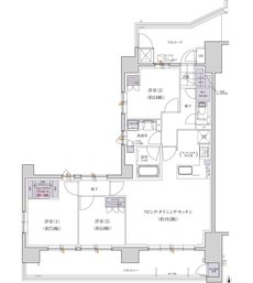 グランクレア名古屋庄内通 間取り K TYPE