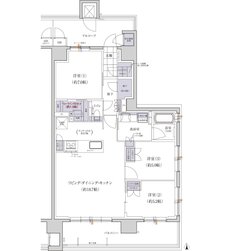 グランクレア名古屋庄内通 間取り L TYPE