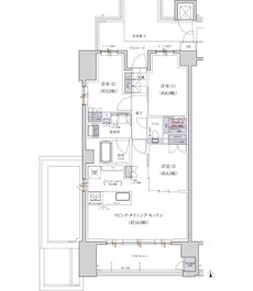 グランクレア名古屋庄内通 間取り O TYPE