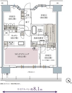 プラウド横浜東神奈川フロント 間取り L type