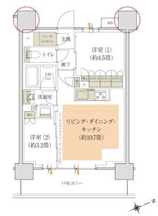 イニシア大田糀谷 間取り B2 type