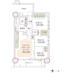 イニシア大田糀谷 間取り G2 type［最終期］