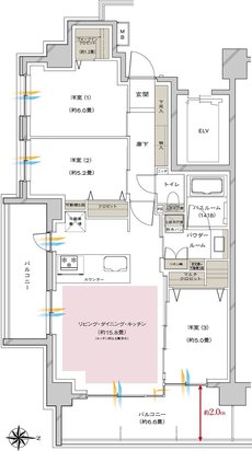 ヴェレーナ大和 間取り I-type