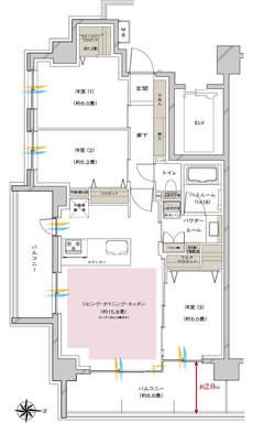 ヴェレーナ大和 間取り A-type