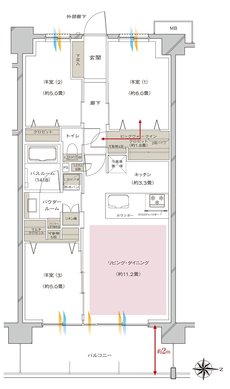ヴェレーナ大和 間取り G-type