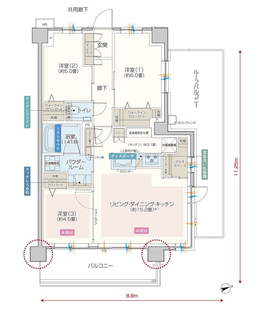 エクセレントシティ羽沢横浜国大 間取り Lr type