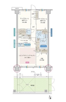 エクセレントシティ羽沢横浜国大 間取り C1g type