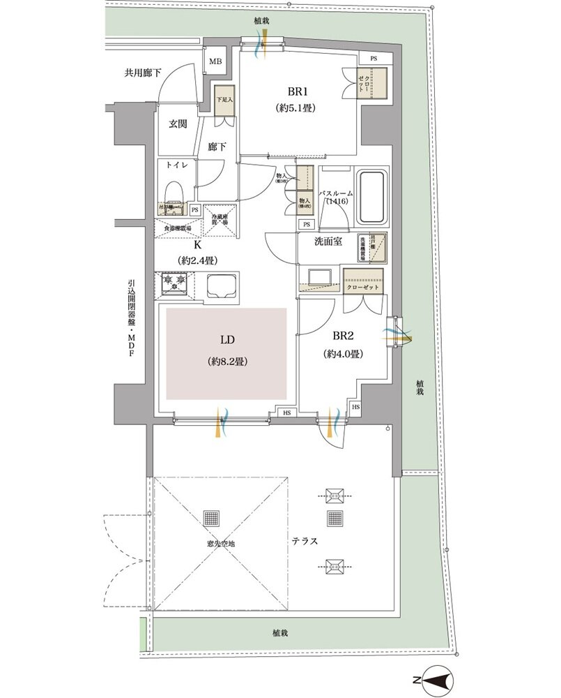 イノバス大泉学園 間取り Ct Type