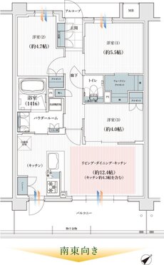 ユニハイム所沢 間取り G1タイプ