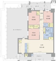 エイルマンション九大学研都市 間取り Eタイプ