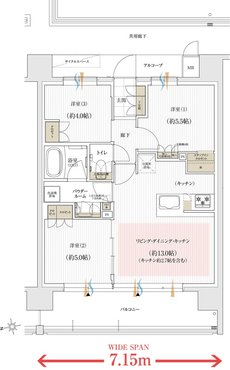 ユニハイム朝霞本町 間取り Dタイプ