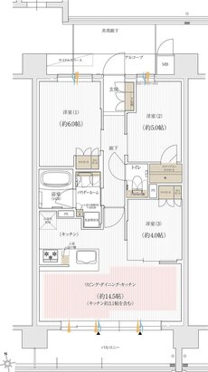 ユニハイム朝霞本町 間取り G2タイプ