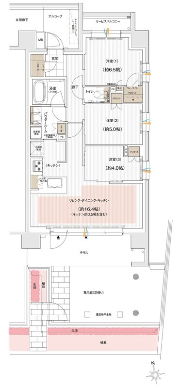 ユニハイム朝霞本町 間取り Igタイプ