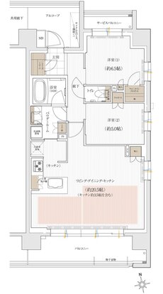 ユニハイム朝霞本町 間取り Iタイプ（メニュープラン）