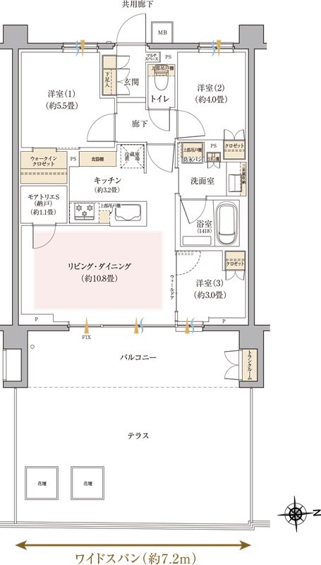 リビオ光が丘ガーデンズ 間取り Ltタイプ