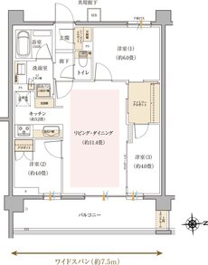 リビオ光が丘ガーデンズ 間取り Jタイプ
