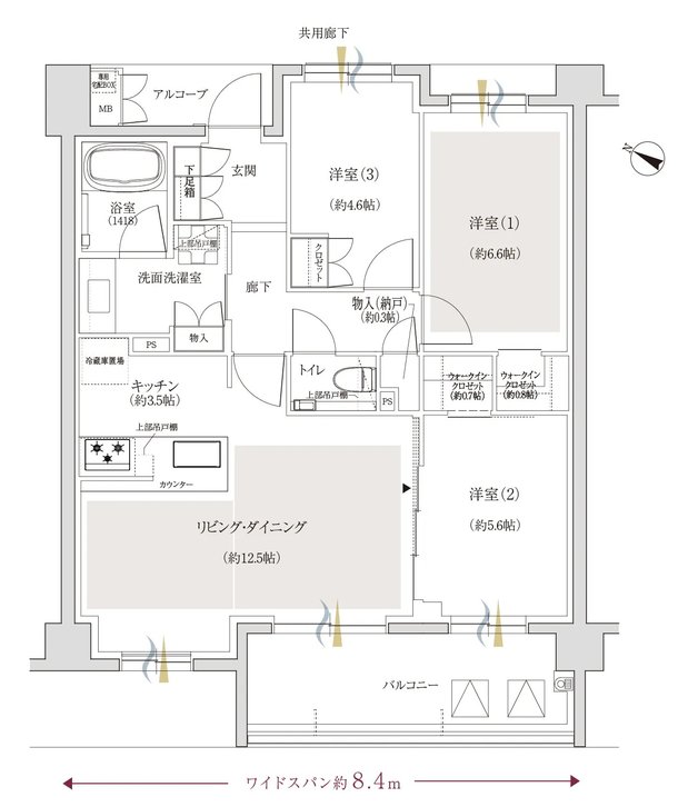 ジオ深沢七丁目 間取り B1 type
