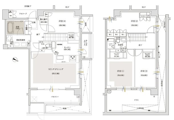 ジオ深沢七丁目 間取り N type