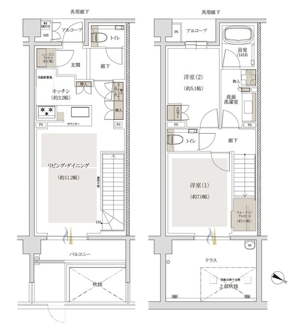 ジオ深沢七丁目 間取り M3 type