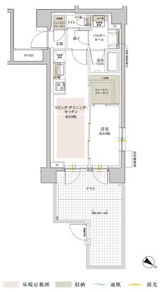 ヴァースクレイシアIDZ千葉 間取り Eタイプ