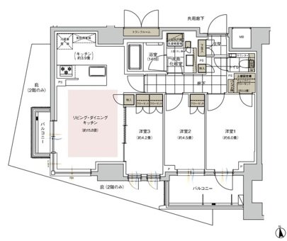 ウィルローズ谷中銀座 間取り D type