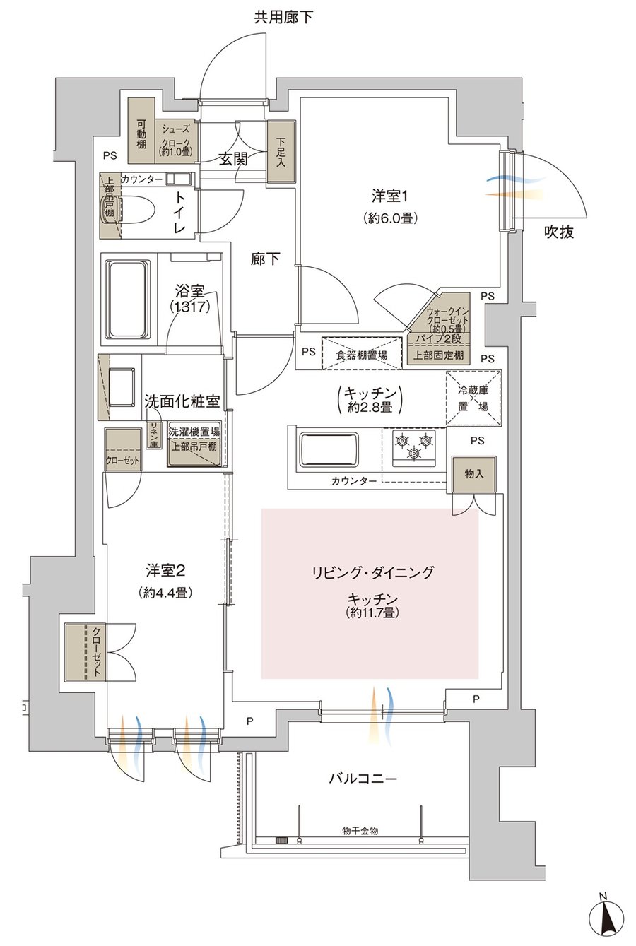 ウィルローズ谷中銀座 間取り C type