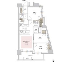 ウィルローズ谷中銀座 間取り A TYPE
