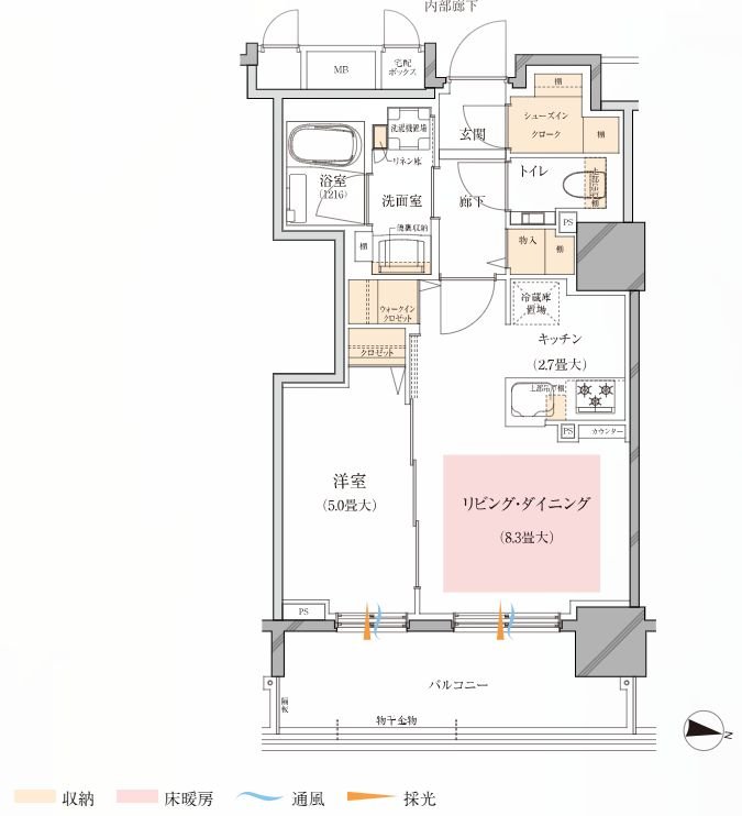 ブランズ札幌大通東 間取り C TYPE