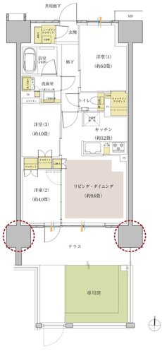 リビオ川崎大師ステーションサイト 間取り Igタイプ