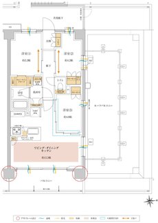 サンクレイドル南鳩ヶ谷ステーションウィズ 間取り Gr type