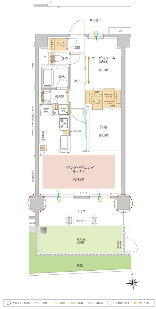 サンクレイドル南鳩ヶ谷ステーションウィズ 間取り DIg type