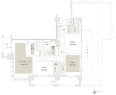 アトラス文京安藤坂 間取り 90ASタイプ【 プレミアム住戸】