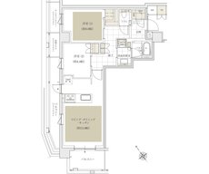 アトラス文京安藤坂 間取り 60Aタイプ