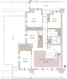 プレサンス ロジェ 神戸本山南町 間取り Grタイプ［Menu1］