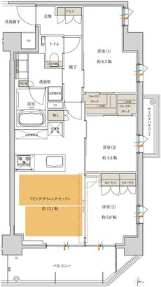 ティサージュ桜山 間取り C type