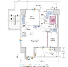 ポレスター野田屋町スクエア 間取り Aタイプ