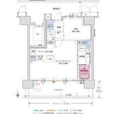 ポレスター野田屋町スクエア 間取り Bタイプ メニュープラン