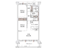 ワコーレ六甲セレンテ 間取り A2 type