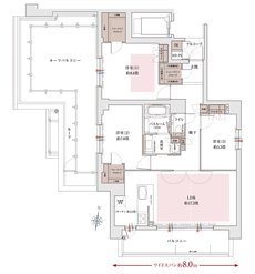 ワコーレ六甲セレンテ 間取り J type
