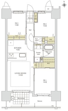 ロイヤルガーデン高松駅南弐番館 間取り C TYPE