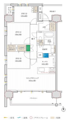 （仮称）一宮新生プロジェクト 間取り Aタイプ