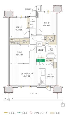 （仮称）一宮新生プロジェクト 間取り Bタイプ